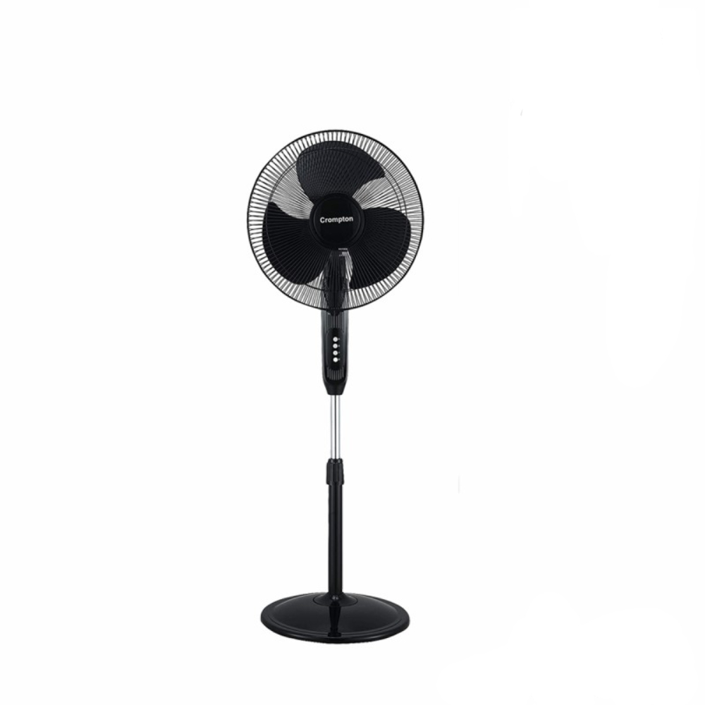Crompton Gale Plus Pedestal Fan with 3 Blades, 120 CMM Air Delivery, 120 Watts, 2200 RPM (Black, PFHSGALPL16BLK)
Crompton Gale Plus Pedestal Fan with 3 Blades, 120 CMM Air Delivery, 120 Watts, 2200 RPM (Black, PFHSGALPL16BLK)