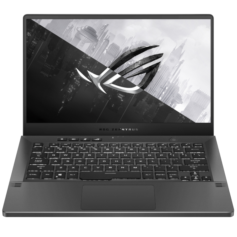 Asus ROG Zephyrus G14 (2021) (AMD Ryzen 9 5900HS Processor/ 16 GB RAM / 1TB SSD / 14" WQHD Display / 6GB NVIDIA GeForce RTX Graphics / Win 10 / MSO), Eclipse grey
Asus ROG Zephyrus G14 (2021) (AMD Ryzen 9 5900HS Processor/ 16 GB RAM / 1TB SSD / 14" WQHD Display / 6GB NVIDIA GeForce RTX Graphics / Win 10 / MSO), Eclipse grey