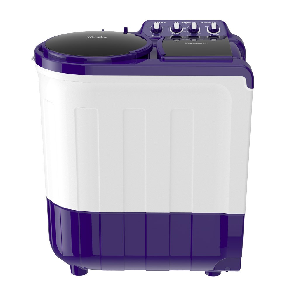 Whirlpool 8 Kg 5 Star Semi Automatic Top Load Washing Machine with In-built Scrubber & Super Soak Technology (ACE 80 SUP SOAK CP, Coral Purple)
Whirlpool 8 Kg 5 Star Semi Automatic Top Load Washing Machine with In-built Scrubber & Super Soak Technology (ACE 80 SUP SOAK CP, Coral Purple)
