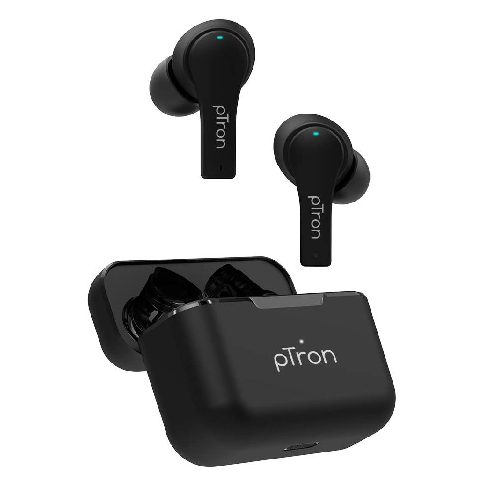 pTron Bassbuds Tango ENC (Environmental Noise Cancellation), Dedicated Movie Mode, 40Hrs Total Playtime, Bluetooth 5.1 Wireless Headphones (Black)
pTron Bassbuds Tango ENC (Environmental Noise Cancellation), Dedicated Movie Mode, 40Hrs Total Playtime, Bluetooth 5.1 Wireless Headphones (Black)