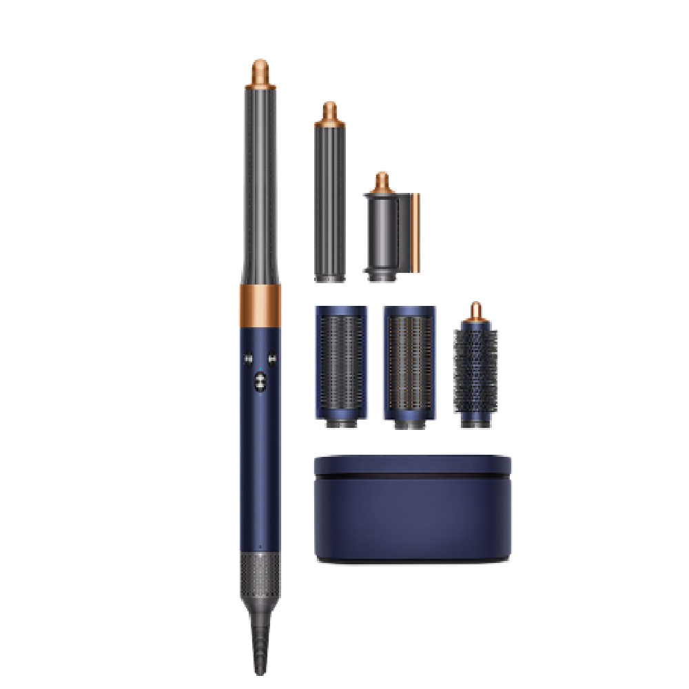 Dyson Airwrap Complete Long Barrel with Temperature Control, Cold Shot, Airflow Speed (Prussian Blue/ Rich Copper, 395956-01)
Dyson Airwrap Complete Long Barrel with Temperature Control, Cold Shot, Airflow Speed (Prussian Blue/ Rich Copper, 395956-01)
