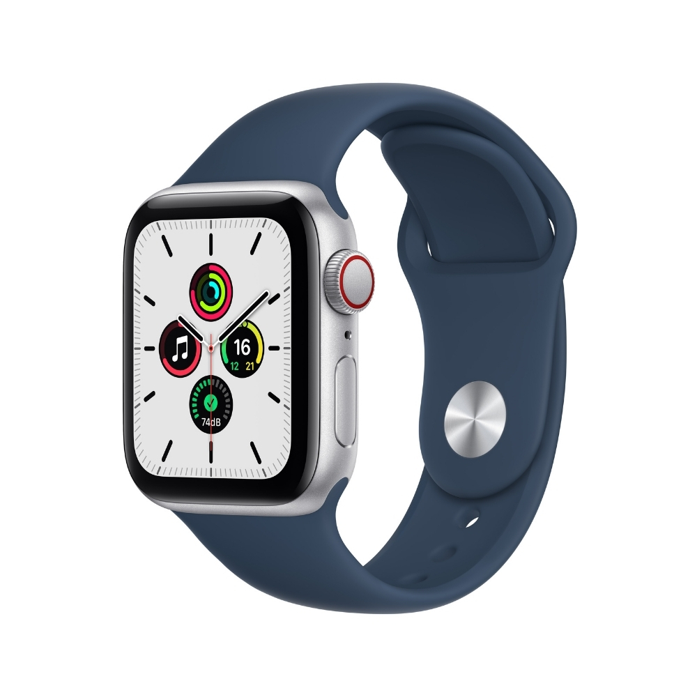 Apple Watch SE Silver GPS + Cellular 40 mm Aluminium Case with Abyss Blue Sport Band
Apple Watch SE Silver GPS + Cellular 40 mm Aluminium Case with Abyss Blue Sport Band