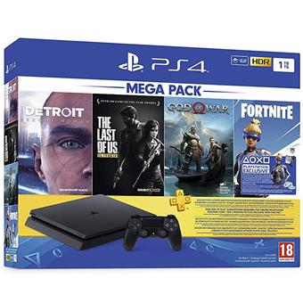 Sony PS4 1TB Slim Console Mega Pack (3 Games + 1 Game Voucher), PS41TBMEGAPACK(3+1)
Sony PS4 1TB Slim Console Mega Pack (3 Games + 1 Game Voucher), PS41TBMEGAPACK(3+1)