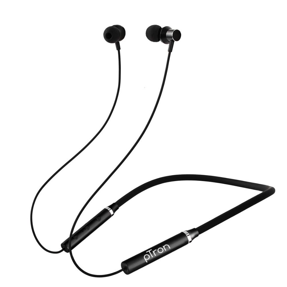 pTron Tangentbeat Wireless Bluetooth Neckband With Passive Noise Cancellation, 8 Hours Playback-time (Black)
pTron Tangentbeat Wireless Bluetooth Neckband With Passive Noise Cancellation, 8 Hours Playback-time (Black)