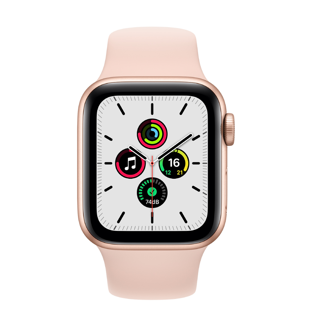 Apple Watch SE MYEX2HN/A GPS + Cellular 44 mm Gold Aluminum Dial Smart Watch (Pink Sand)
Apple Watch SE MYEX2HN/A GPS + Cellular 44 mm Gold Aluminum Dial Smart Watch (Pink Sand)