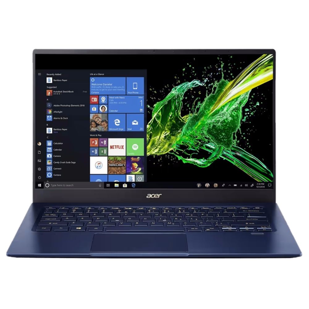 Display Unit - Acer Swift 5 UN.HHUSI.004 (10th gen Core i5 Processor /8GB RAM/ 512GB SSD/14 inch (35.6 cm) Display/Intel UHD Graphics /Windows 10/MSO), Blue
Display Unit - Acer Swift 5 UN.HHUSI.004 (10th gen Core i5 Processor /8GB RAM/ 512GB SSD/14 inch (35.6 cm) Display/Intel UHD Graphics /Windows 10/MSO), Blue