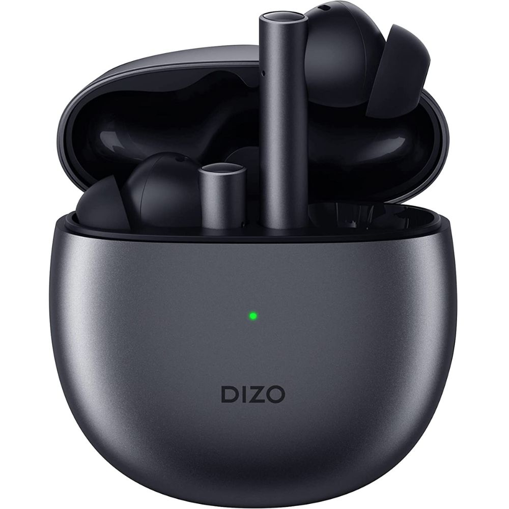 DIZO GoPods with Active Noise Cancellation + Environmental Noise Cancellation, Up to 25 Hours of Playback (Smoky Grey)
DIZO GoPods with Active Noise Cancellation + Environmental Noise Cancellation, Up to 25 Hours of Playback (Smoky Grey)