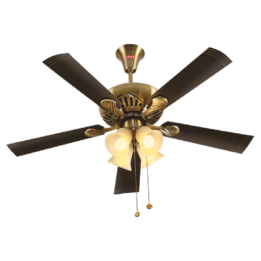 Usha Fontana Maple 1250 mm Ceiling Fan with Higher Air delivery and Air speed, Speed Control (Antique Brass)
Usha Fontana Maple 1250 mm Ceiling Fan with Higher Air delivery and Air speed, Speed Control (Antique Brass)