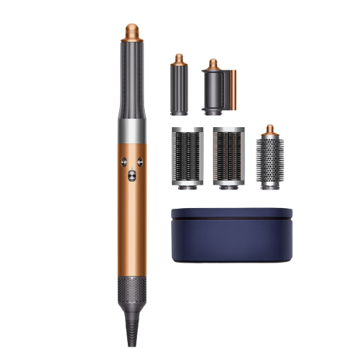 Dyson Airwrap Multi Hair Styler with Temperature Control, Airflow Speed, Cold Shot (Rich Copper/ Bright Nickel, 395730-01)
Dyson Airwrap Multi Hair Styler with Temperature Control, Airflow Speed, Cold Shot (Rich Copper/ Bright Nickel, 395730-01)