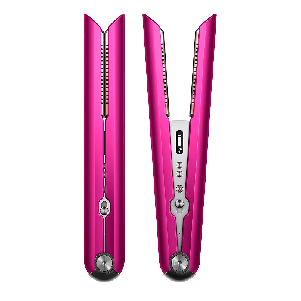 Dyson Corrale Hair Straightener with Cord-free Versatility, Heat Control, OLED Screen, Auto Shut-off and Safety Lock (Fuchsia/Nickel, 389400-01)
Dyson Corrale Hair Straightener with Cord-free Versatility, Heat Control, OLED Screen, Auto Shut-off and Safety Lock (Fuchsia/Nickel, 389400-01)