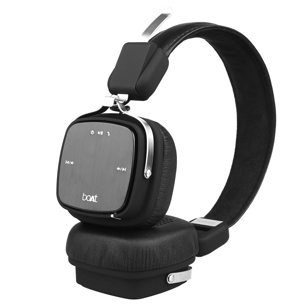 boAt Rockerz 610 Bluetooth Headphone with Easy Tap Controls, Wireless & Wired Modes, Superior User Comfort (Black)
boAt Rockerz 610 Bluetooth Headphone with Easy Tap Controls, Wireless & Wired Modes, Superior User Comfort (Black)