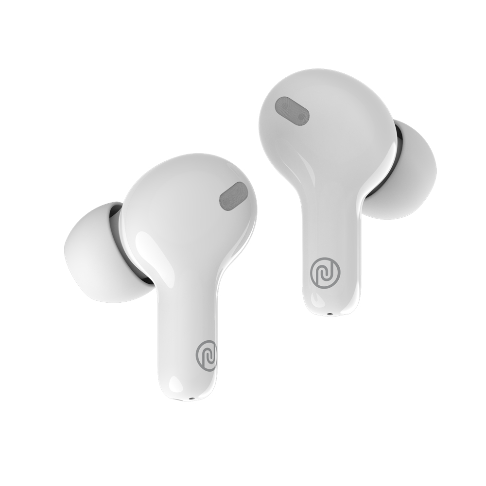 Noise Air Buds + Truly Wireless Earbuds with Dedicated Calling Mics, Up to 20 Hours Playtime, No Fall Design (Pearl White), Silver
Noise Air Buds + Truly Wireless Earbuds with Dedicated Calling Mics, Up to 20 Hours Playtime, No Fall Design (Pearl White), Silver