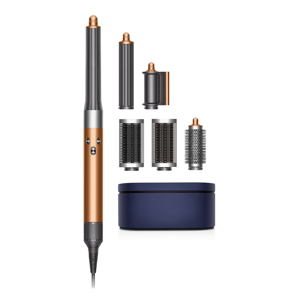 Dyson Airwrap Complete Long Barrel Multi Hair Styler with Temperature Control, Airflow Speed, Cold Shot (Rich Copper/ Bright Nickel, 396009-01)
Dyson Airwrap Complete Long Barrel Multi Hair Styler with Temperature Control, Airflow Speed, Cold Shot (Rich Copper/ Bright Nickel, 396009-01)