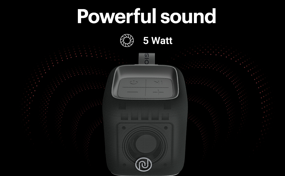 Buy Noise Vibe Portable Bluetooth Speaker (Midnight Black) with 9 Hour