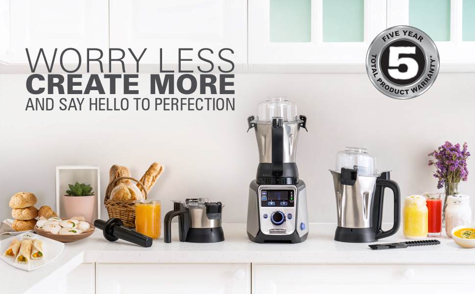 Hamilton Beach Professional Juicer Mixer Grinder with Unbreakable