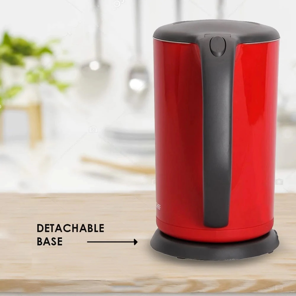 Wonderchef Luxe Electric Kettle Crimson Edge With AutoShut Off Feature