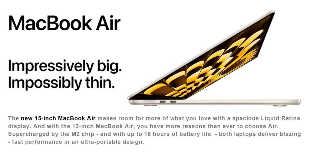 Apple MacBook Air M2 Chip MLY13HN/A (2022) Laptop (8GB RAM/256 GB SSD ...