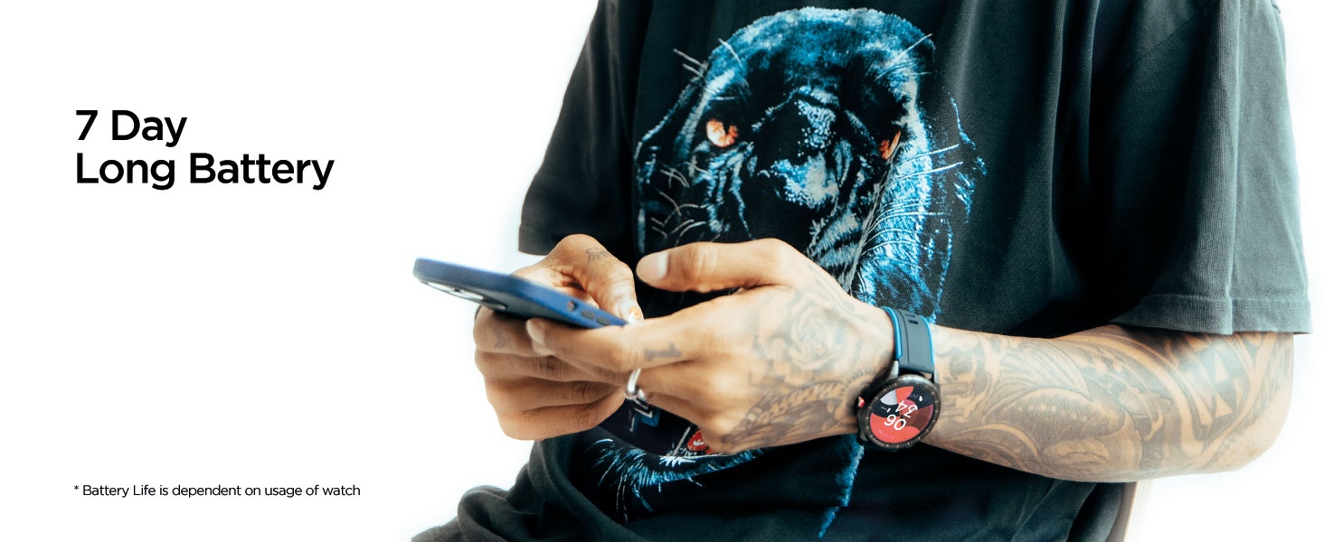 boAt Flash RTL Smart Watch with Camera & Music Control, IP68 Dust