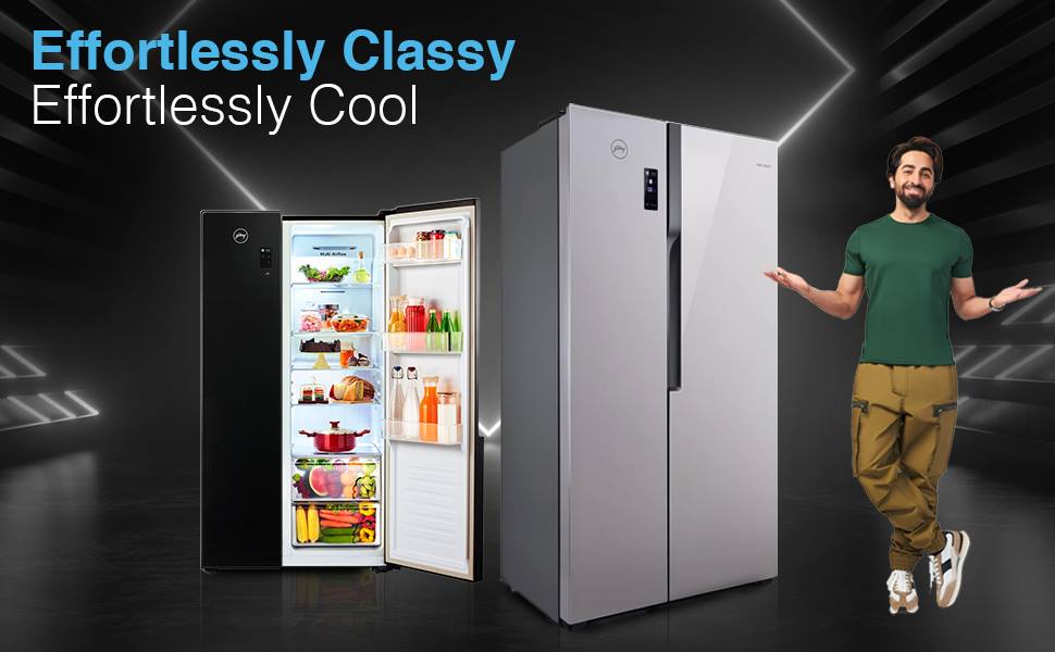 Godrej Eon Velvet Series Side by Side Refrigerator Vijay Sales