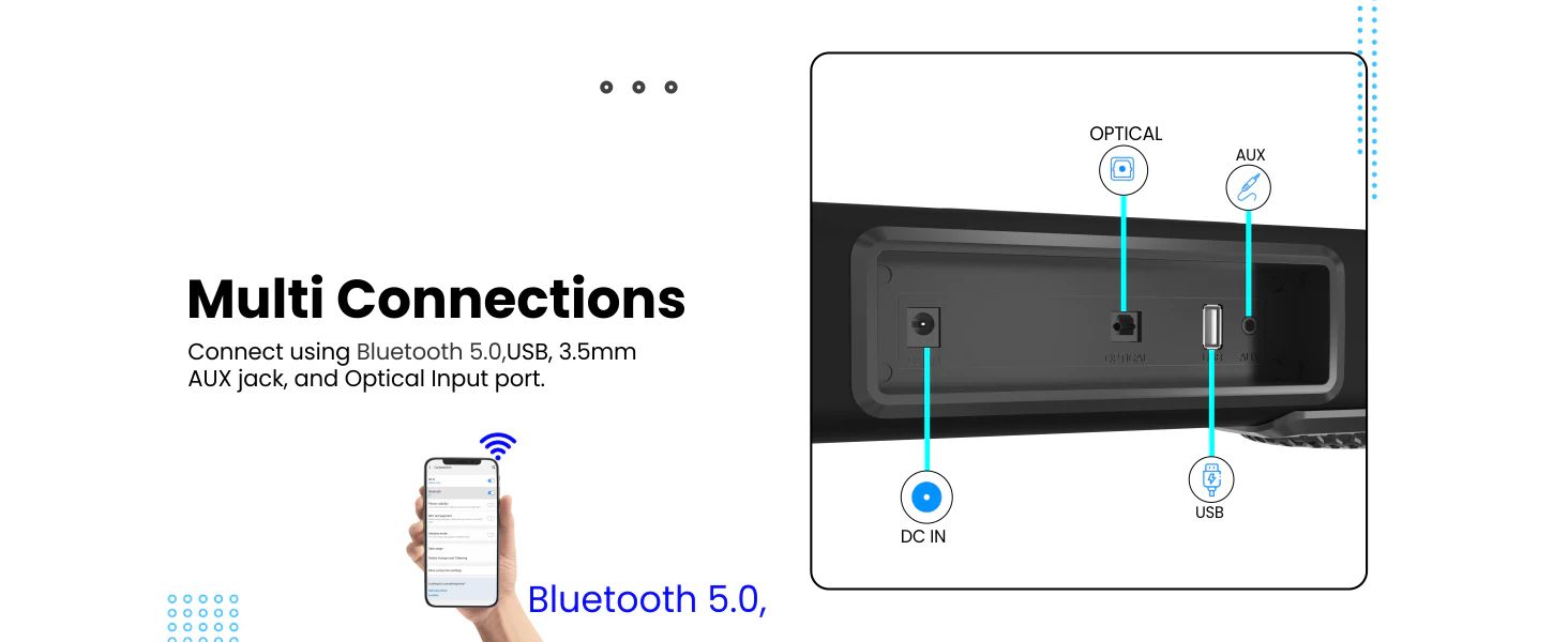 Portronics Sound Slick IV Wireless Soundbar Vijay Sales