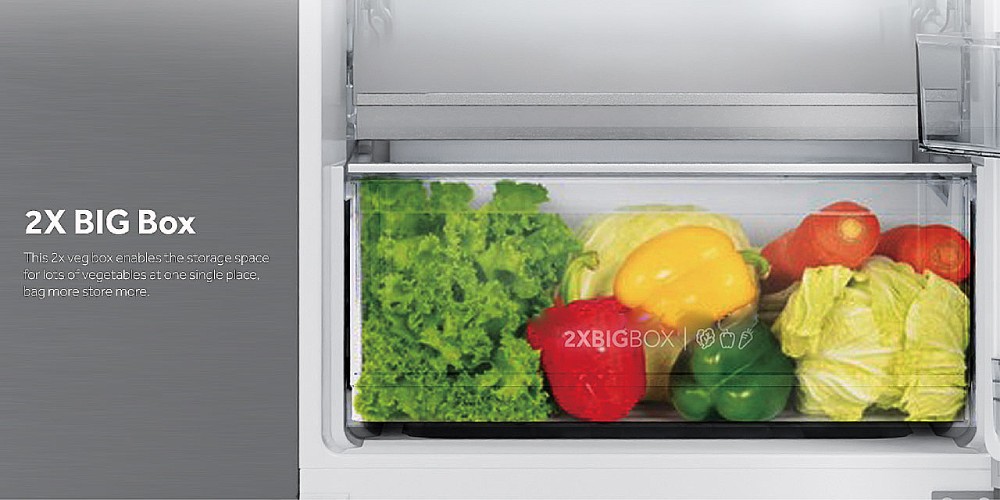 Haier 325 Litres 3 Star Double Door Inverter Refrigerator with Triple