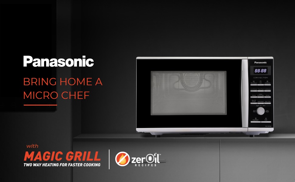 Panasonic 27 Litres Convection Microwave Black Vijay Sales