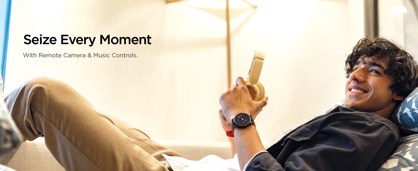 boAt Flash RTL Smart Watch with Camera & Music Control, IP68 Dust