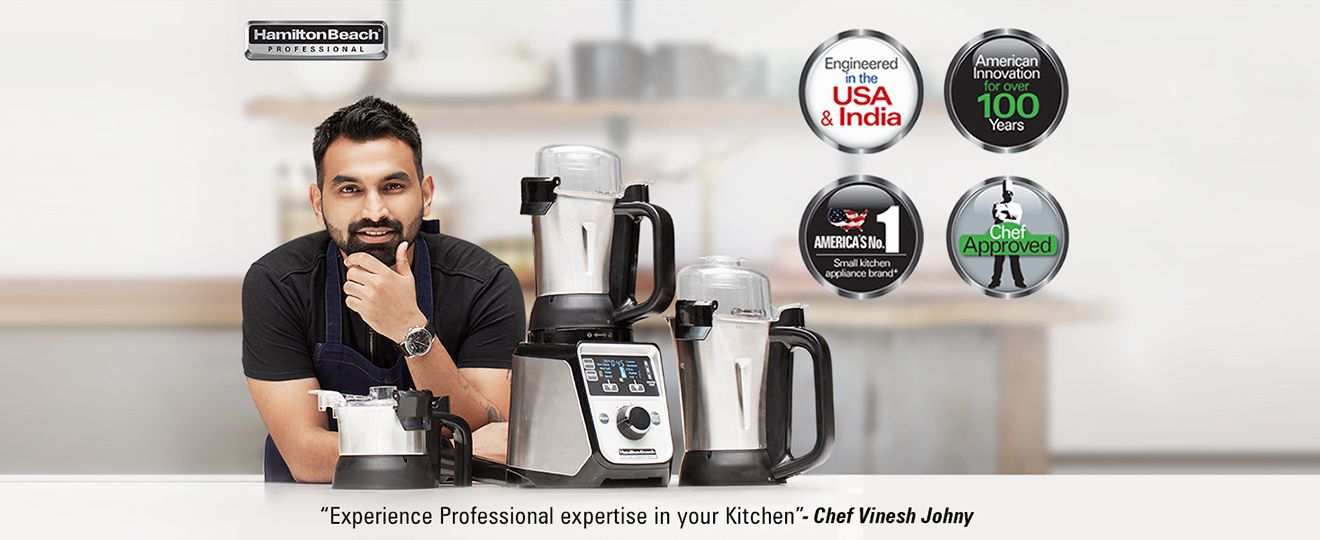 Hamilton Beach Professional Juicer Mixer Grinder with Unbreakable