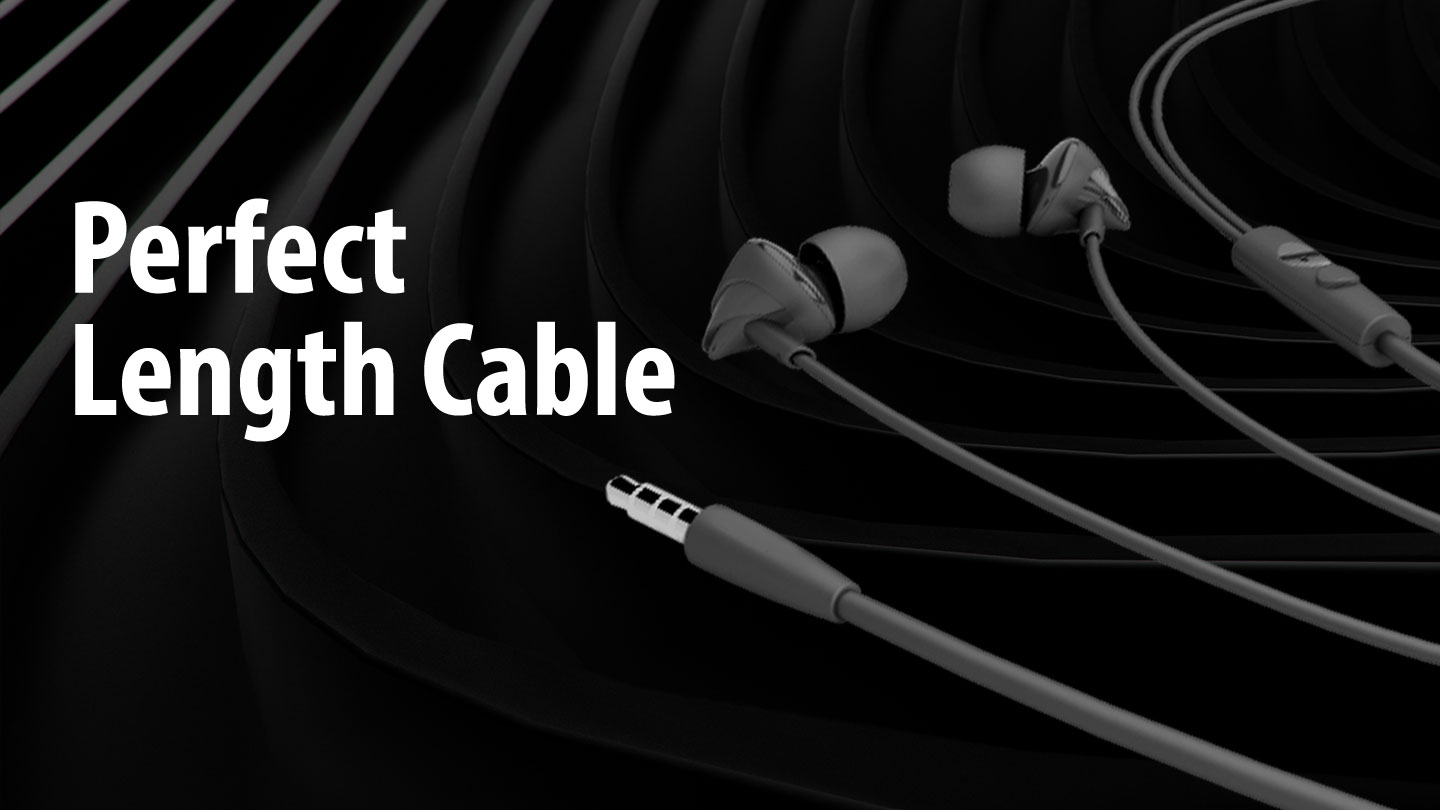 boAt BassHeads 110 Earphone with In Line Microphone, Super Extra Bass