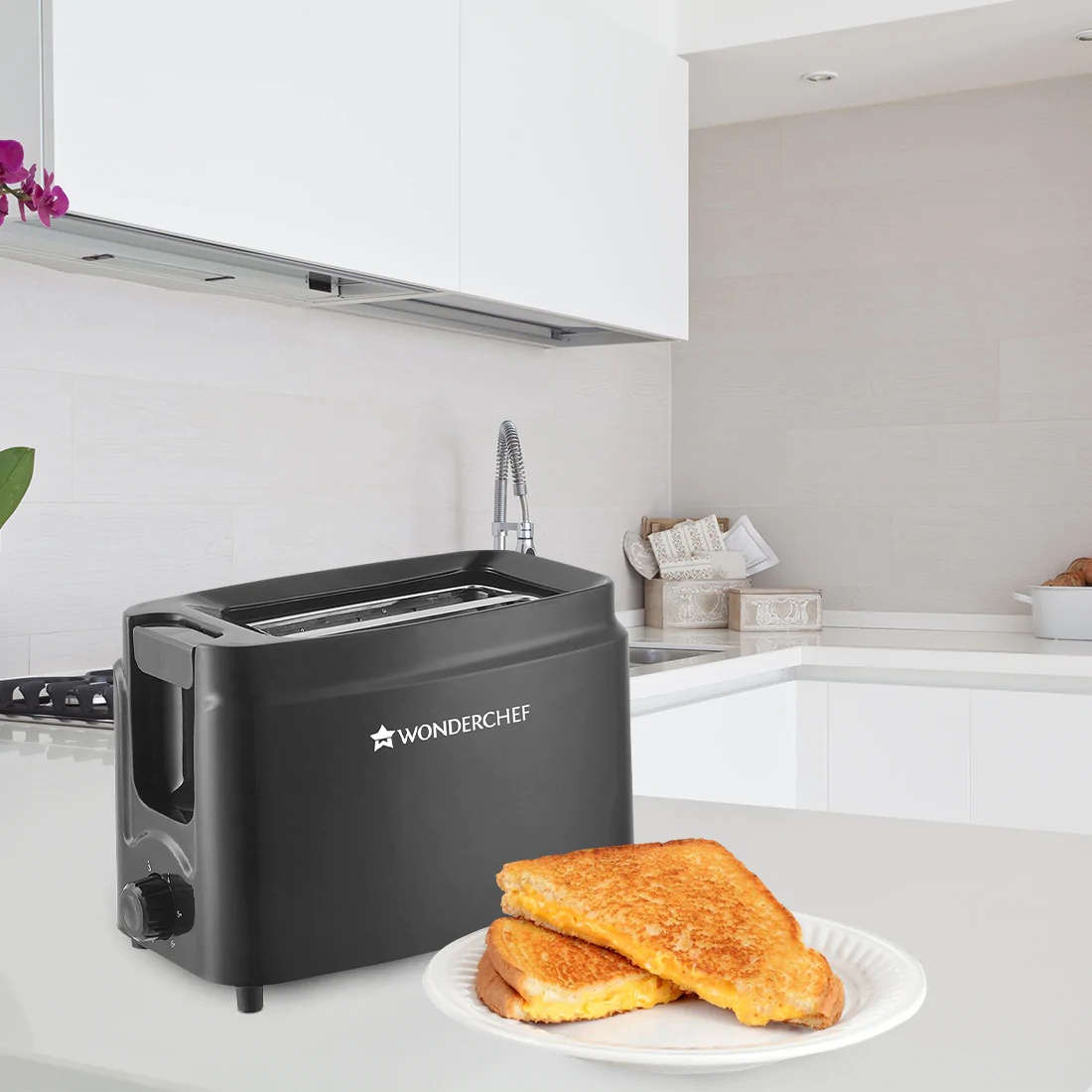 Wonderchef Acura Plus Pop Up Slice Toaster with 7 Browning Controls