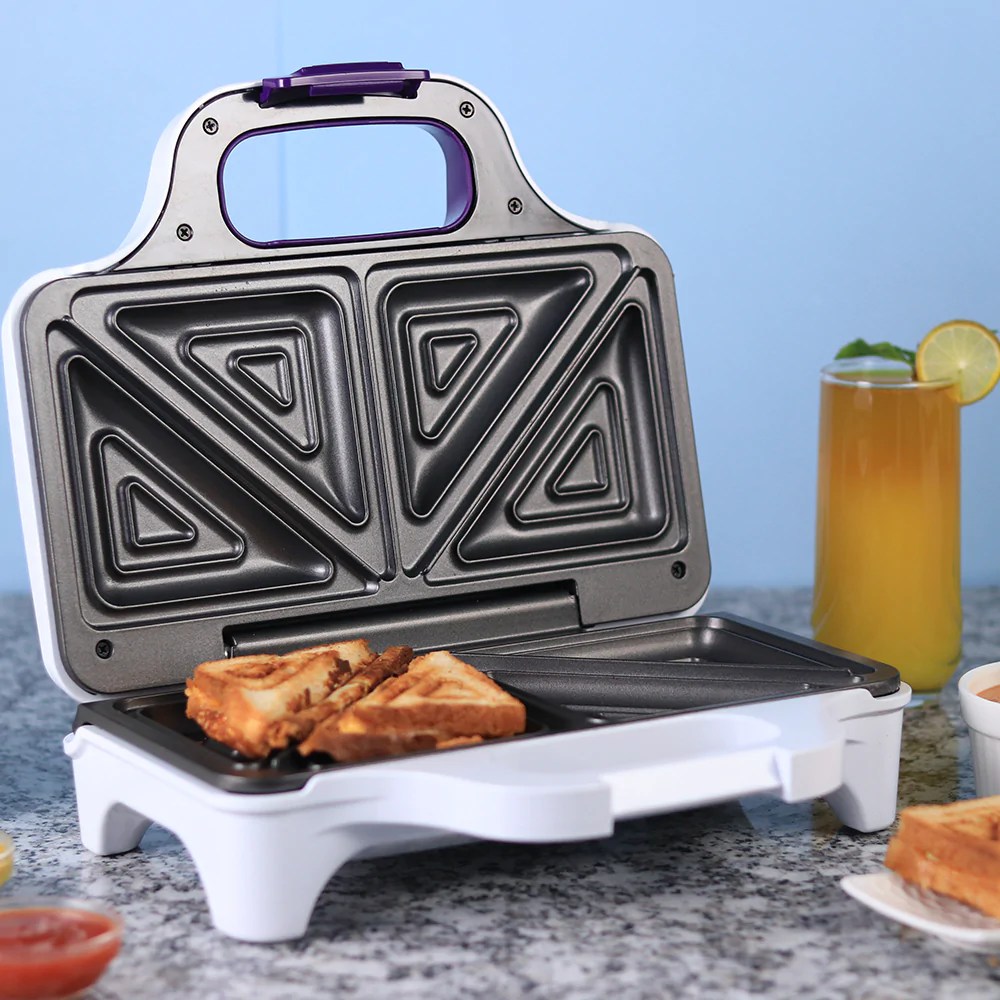 Wonderchef Deep Pocket Grill Sandwich Maker with Nonstick Coated