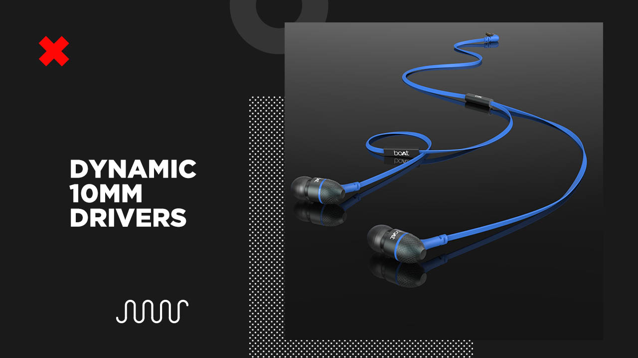 boAt BassHeads 228 inEar Wired Earphones with Super Extra Bass, Metallic Finish, TangleFree