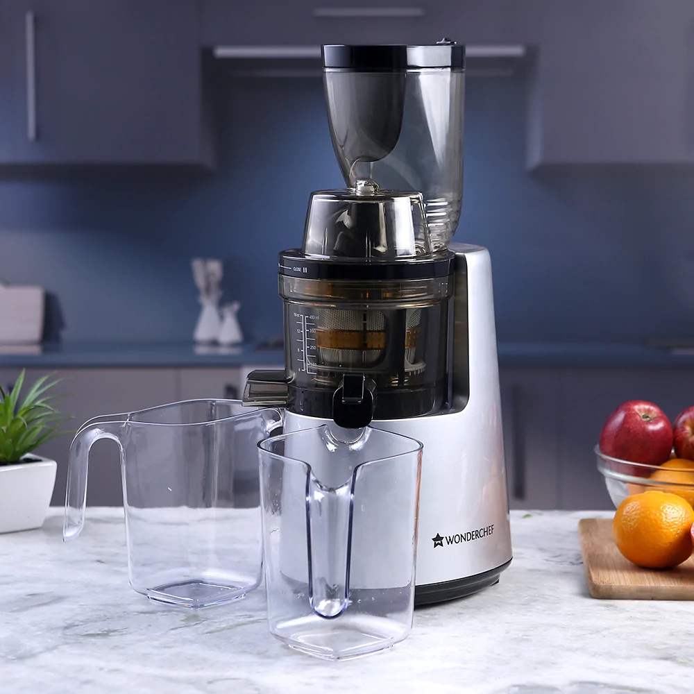 Wonderchef V6 Cold Press Slow Juicer with Slow Squeezing Technology