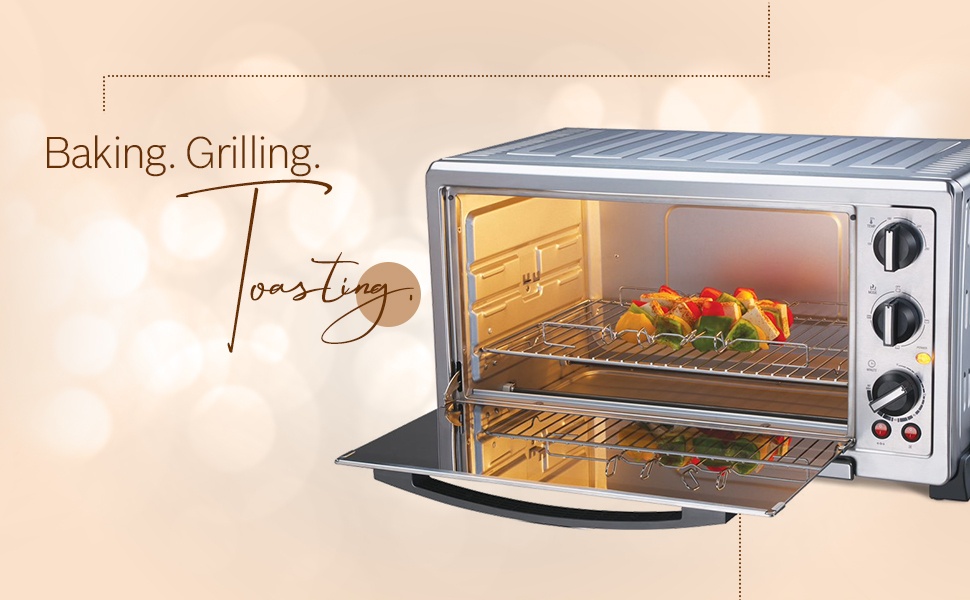 Morphy Richards 52 Litres Oven Toaster Grillers with Mirrorfinish Door