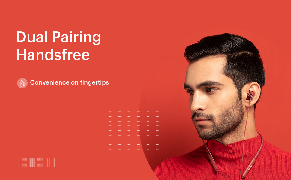 Noise Tune Active Plus Bluetooth Wireless Neckband Earphones Purple) Vijay Sales