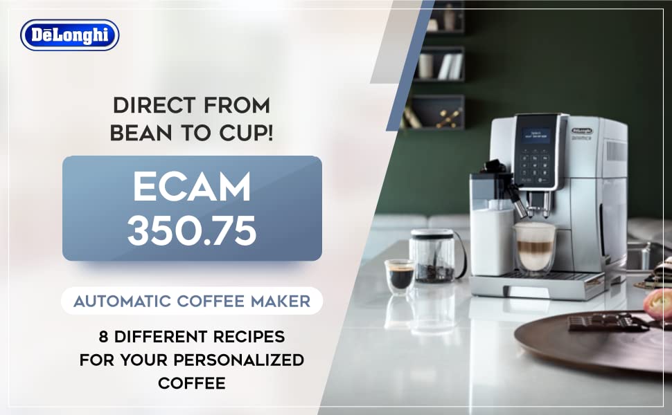 Delonghi ECAM350.75 Full Automatic Coffee Maker with Automatic