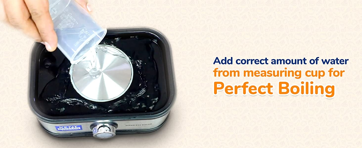 Kent Super Egg Boiler with 3 Boiling Modes, 400 Watts, Stainless Steel