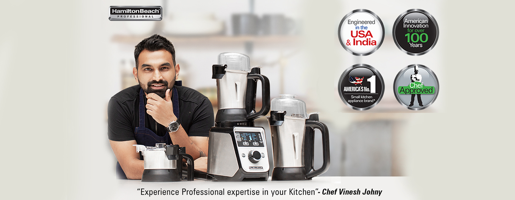 Hamilton Beach Professional Juicer Mixer Grinder with Unbreakable