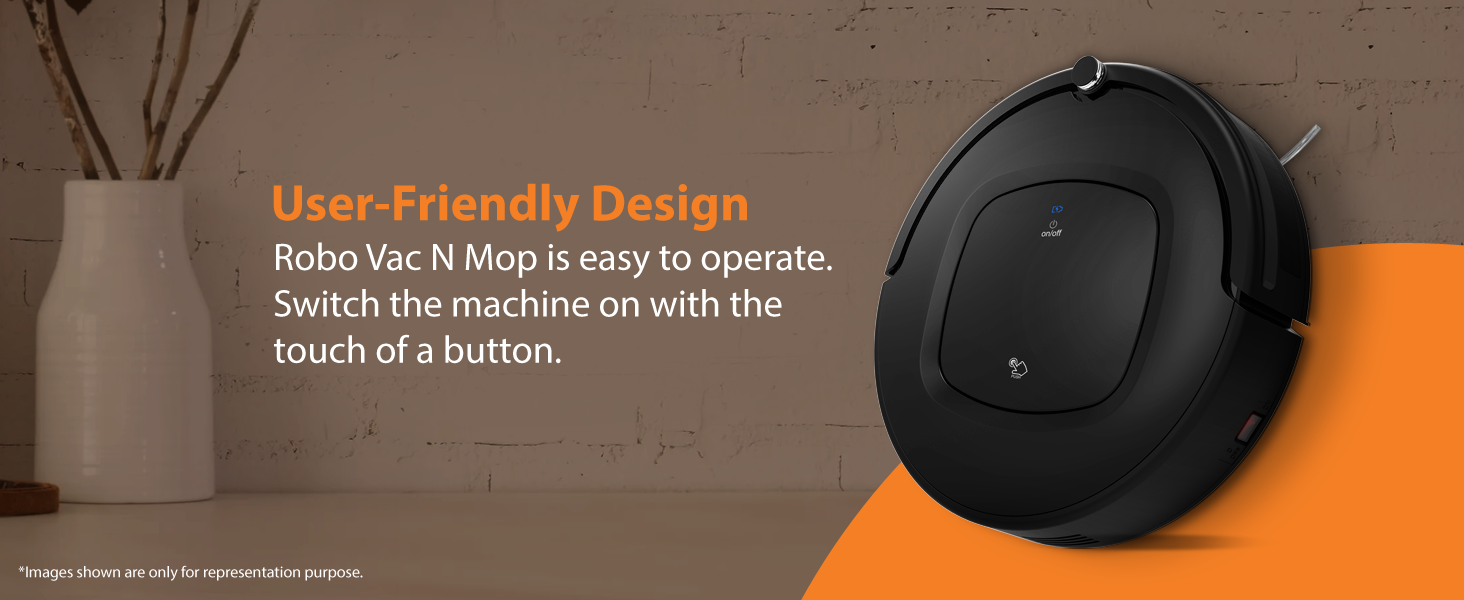 Eureka Forbes Robo VAC N MOP Robotic Vacuum Cleaner with Remote Control