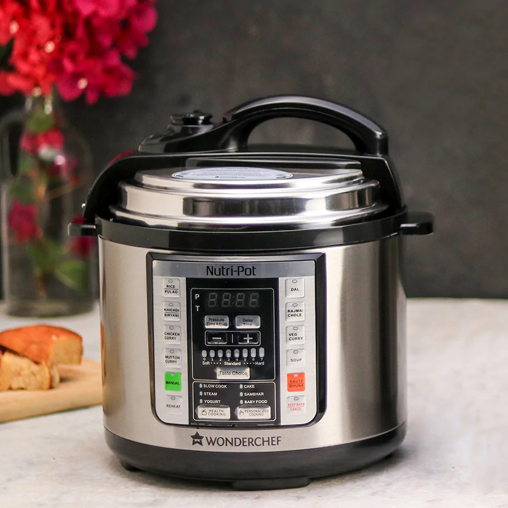 Wonderchef Nutri Pot Electric Pressure Cooker with 7in1 Functions, 3