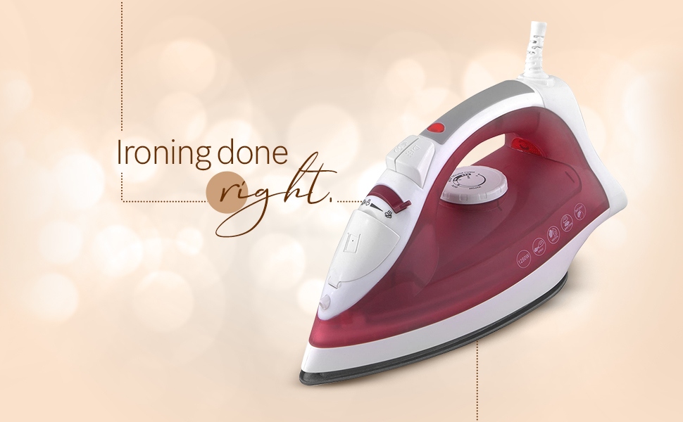 Morphy Richards Glide Steam Iron with Turbo Boost Feature, 1250 Watts