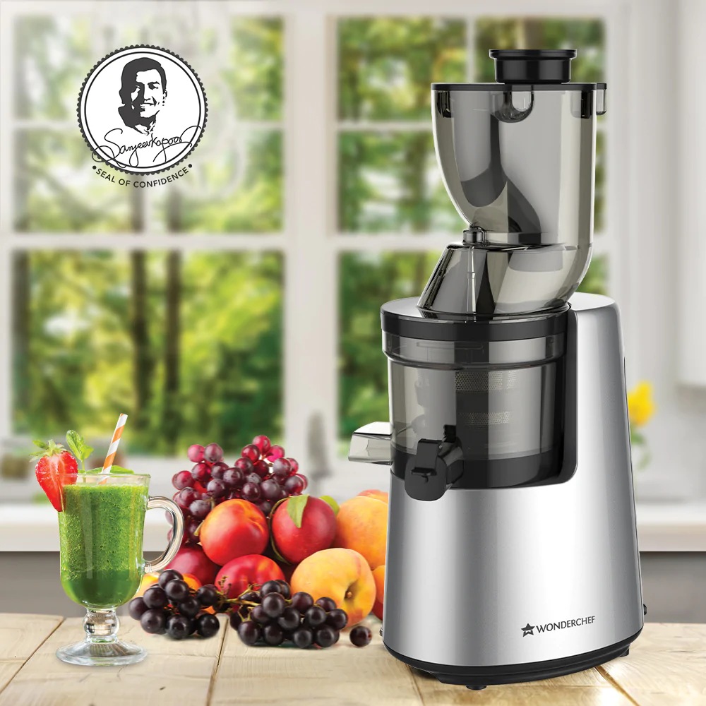 Wonderchef V6 Cold Press Slow Juicer with Slow Squeezing Technology
