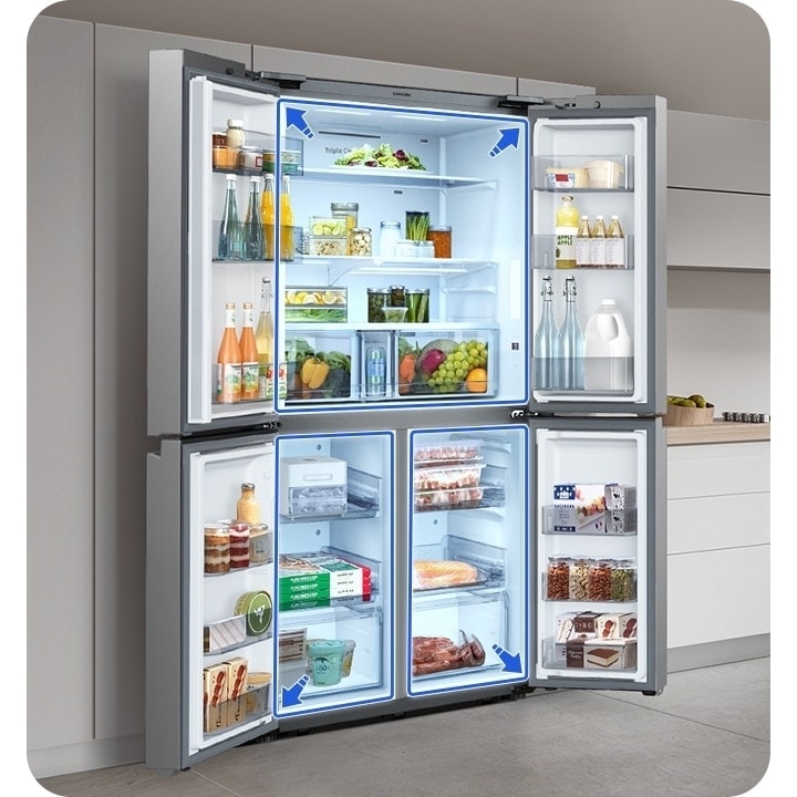 Samsung 936 Ltrs Side By Side Bespoke Inverter Refrigerator