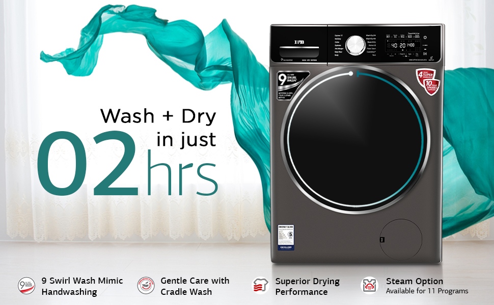 IFB 8.5/6.5/2.5 Kg 5 Star Fully Automatic Front Load Washing Machine