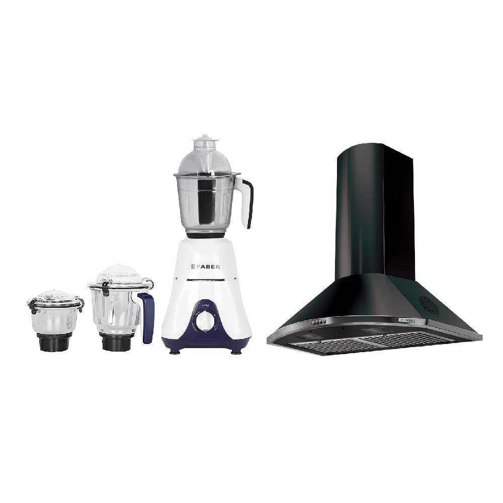 

Faber Hood Tender + Mixer, Standard Lamp, Push Button (Black, 3D PB BK 60)
