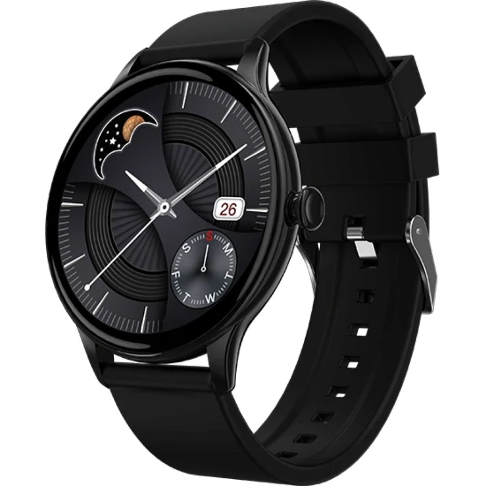 

Fire-Boltt Terra Bluetooth Smartwatch With 15 Sports Modes & 1.32" AMOLED Always ON Display, IP67 Water Resistant (Black)