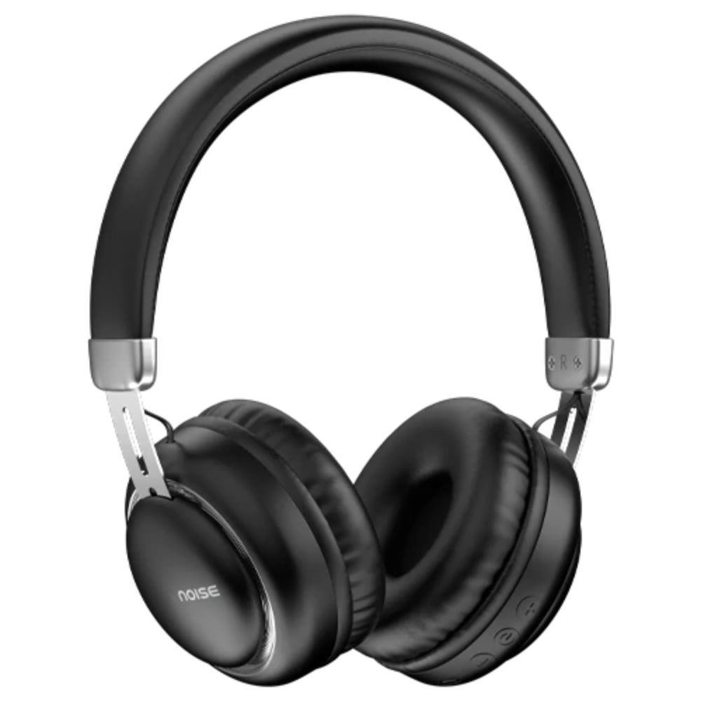 

Noise Wireless Bluetooth Powr Headphones with Mic, 40mm Speaker Driver, 25Hr Playtime, Instant charge, Dual Pairing, True bass Technology (Black)