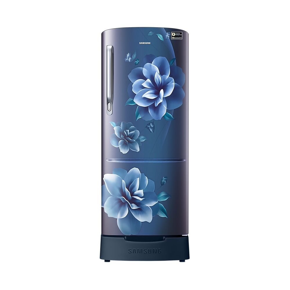 

Samsung 192 Litres Direct Cool Single Door Refrigerator with Digital Inverter Technology, Stabilizer Free Operation (RR20A282YCU, Camellia Blue)