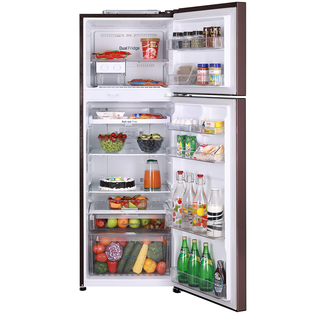 LG GLT372JASN 335Ltr Frost Free Refrigerator (Amber Steel) Price in