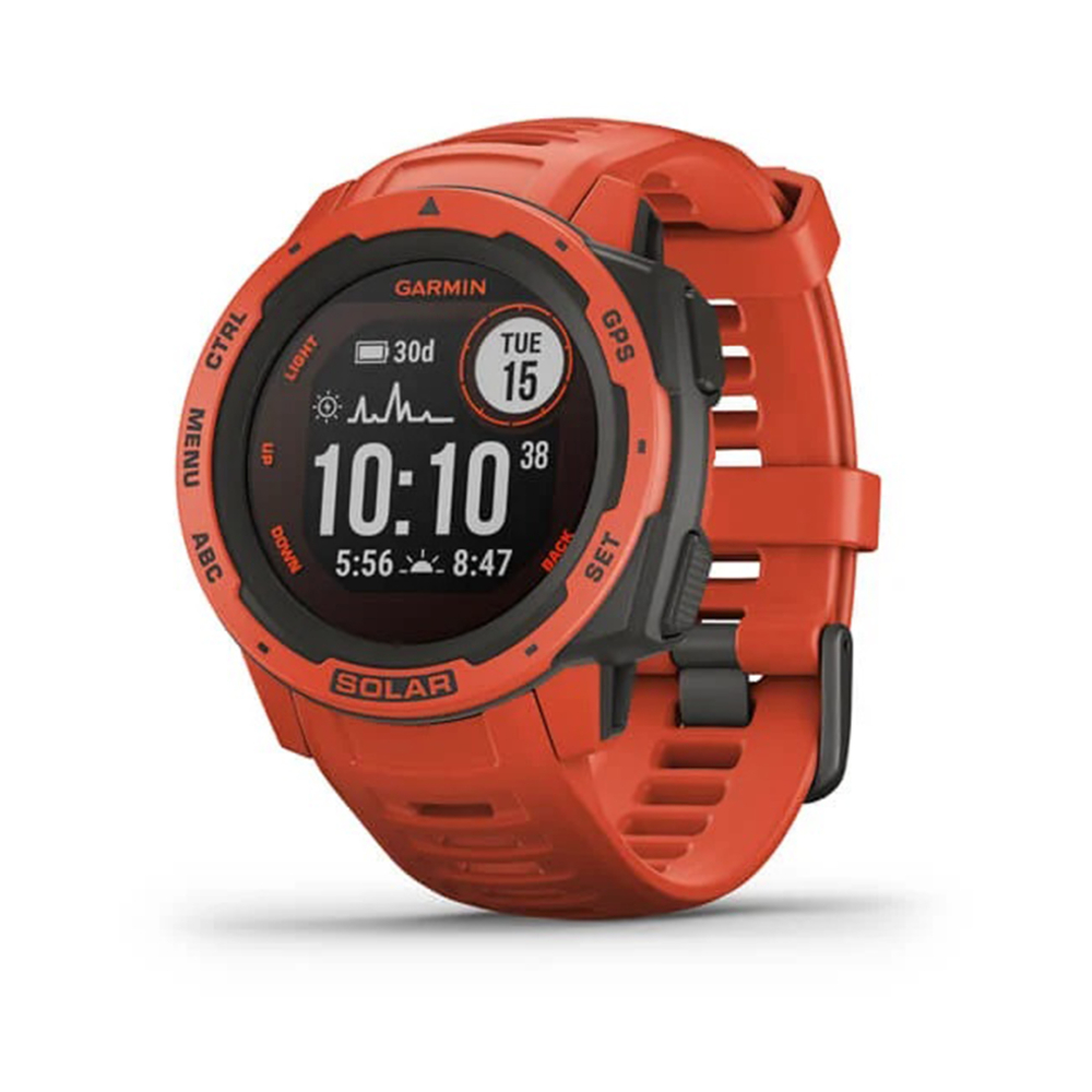

Garmin Instinct Solar Smart Watch Flame Red